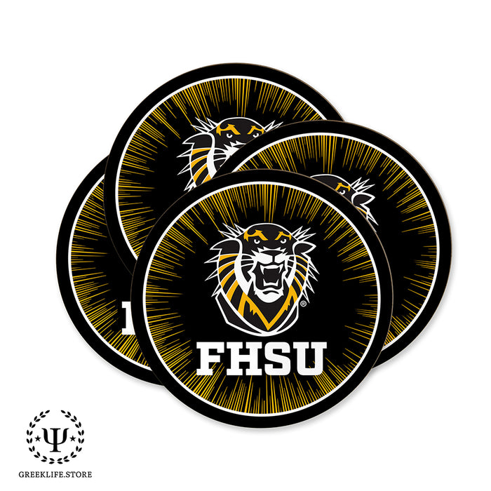 Fort Hays State University Beverage coaster round (Set of 4)