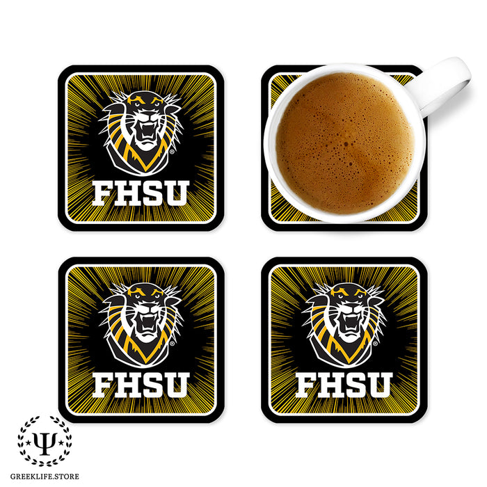 Fort Hays State University Beverage Coasters Square (Set of 4)