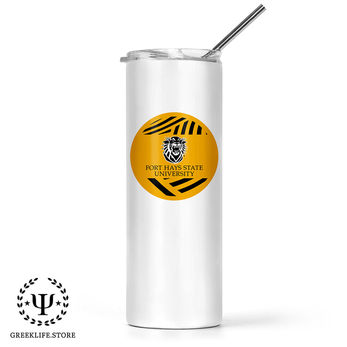 Fort Hays State University Stainless Steel Skinny Tumbler 20 OZ