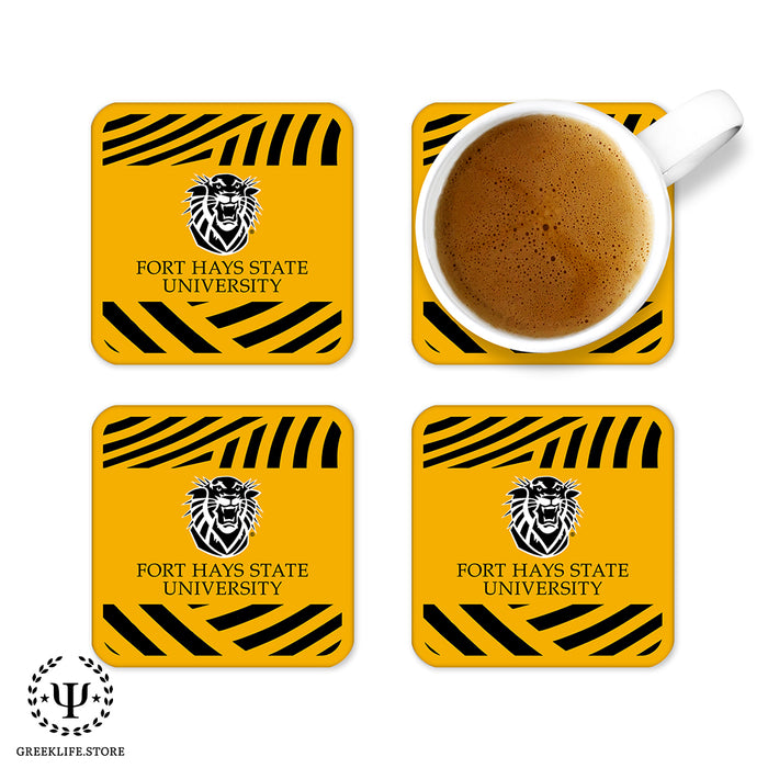 Fort Hays State University Beverage Coasters Square (Set of 4)