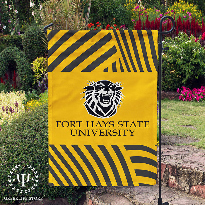 Fort Hays State University Garden Flags