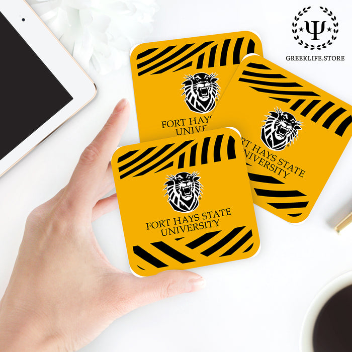 Fort Hays State University Beverage Coasters Square (Set of 4)