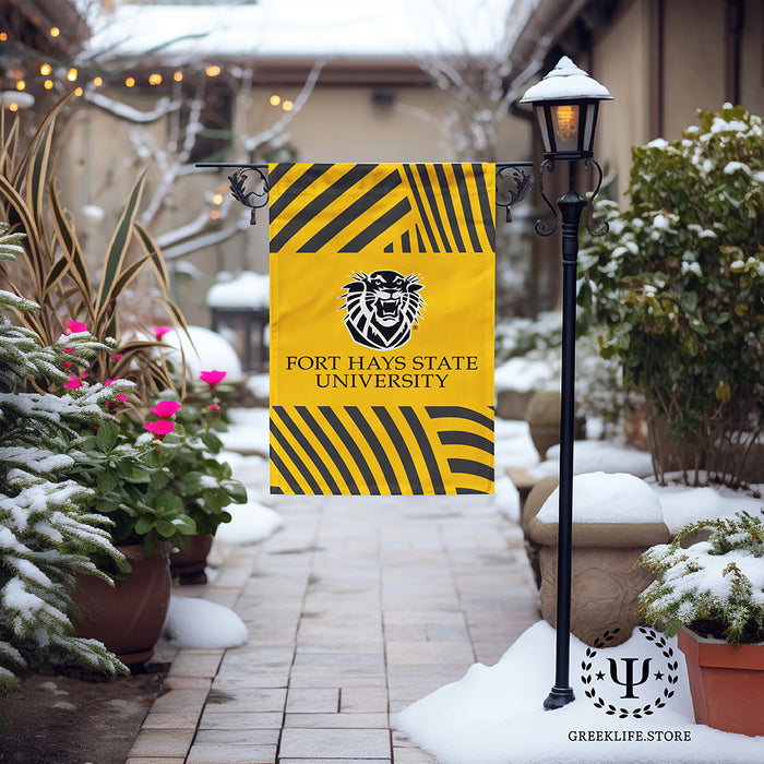 Fort Hays State University Garden Flags