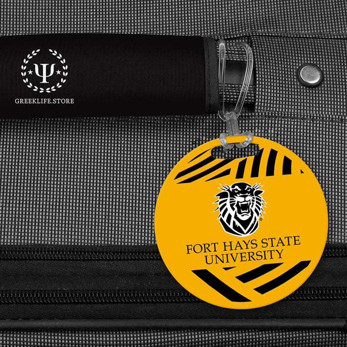 Fort Hays State University Luggage Bag Tag (round)