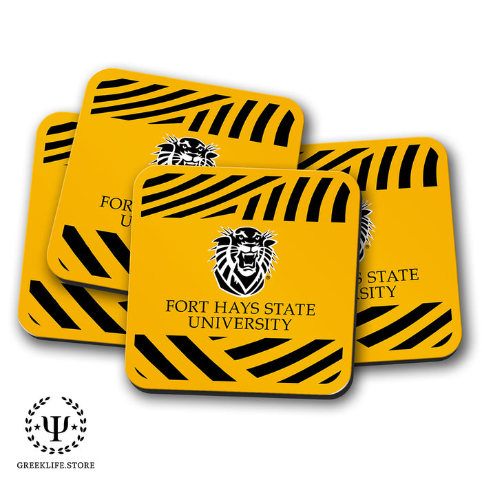Fort Hays State University Beverage Coasters Square (Set of 4)