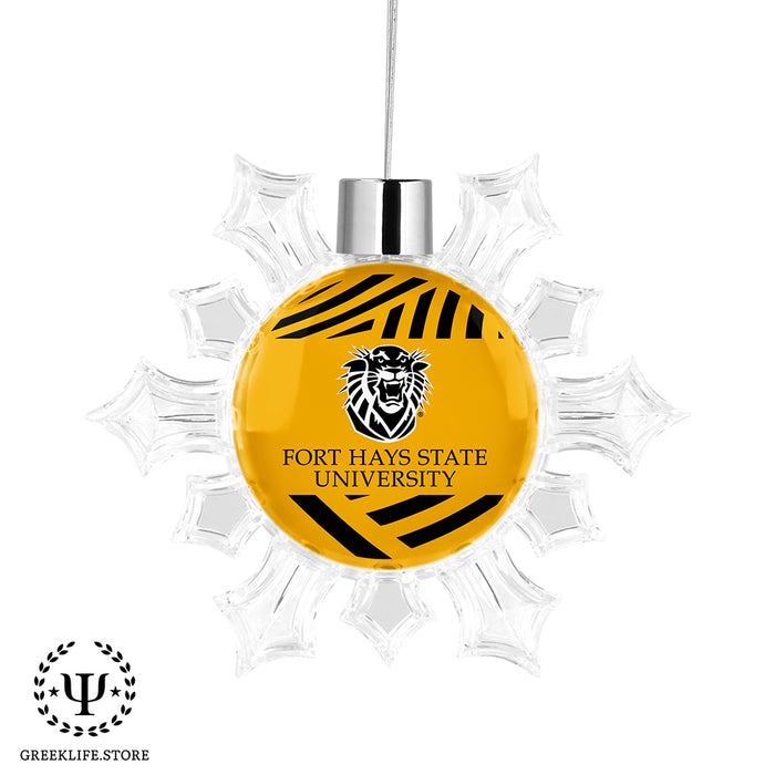 Fort Hays State University Christmas Ornament - Snowflake