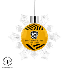 Fort Hays State University Christmas Reversible Flat Round Ornament