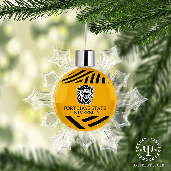 Fort Hays State University Christmas Ornament - Snowflake