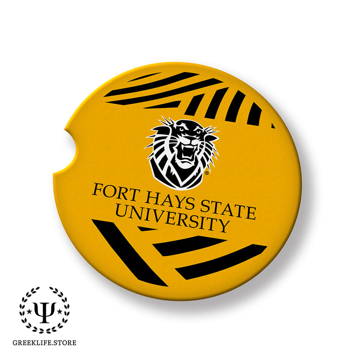 Fort Hays State University Car Cup Holder Coaster (Set of 2)