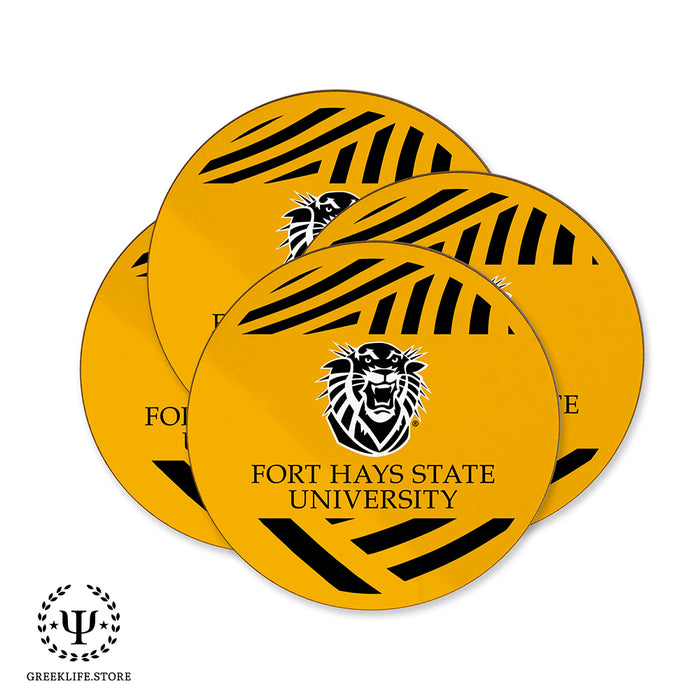 Fort Hays State University Beverage coaster round (Set of 4)
