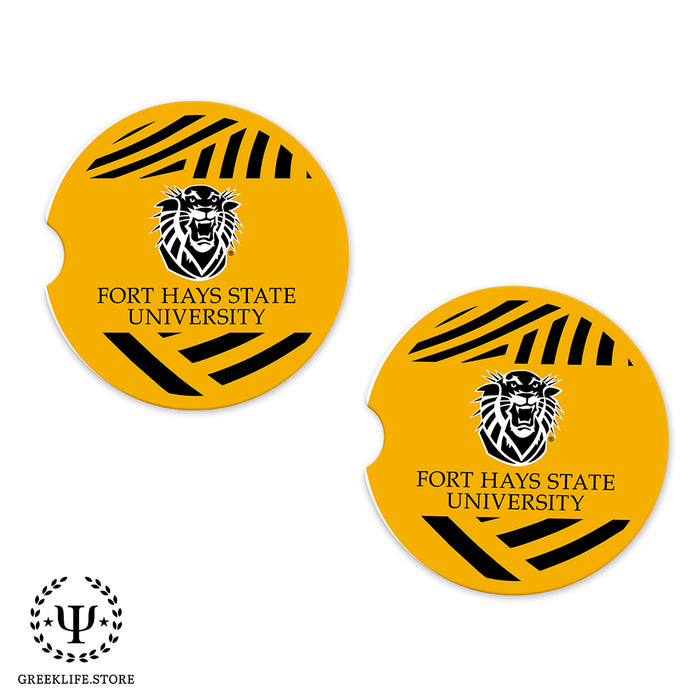 Fort Hays State University Car Cup Holder Coaster (Set of 2)