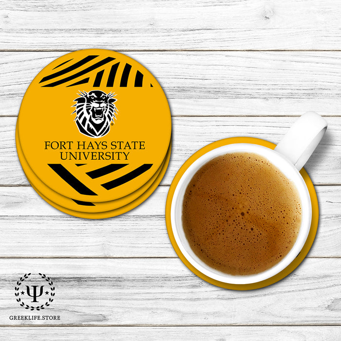 Fort Hays State University Beverage coaster round (Set of 4)