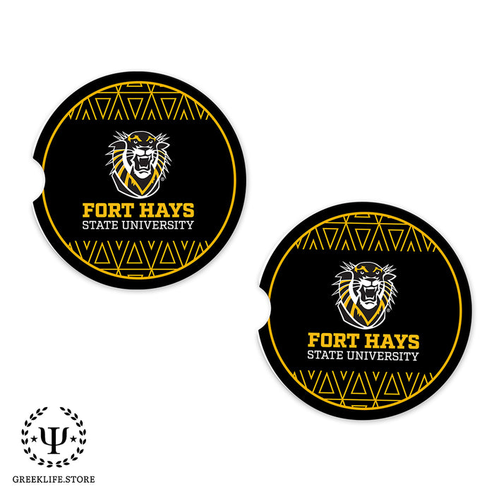 Fort Hays State University Car Cup Holder Coaster (Set of 2)
