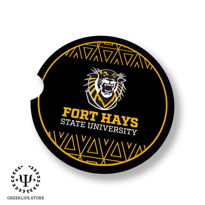 Fort Hays State University Car Cup Holder Coaster (Set of 2)