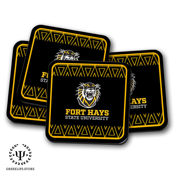 Fort Hays State University Beverage Coasters Square (Set of 4)