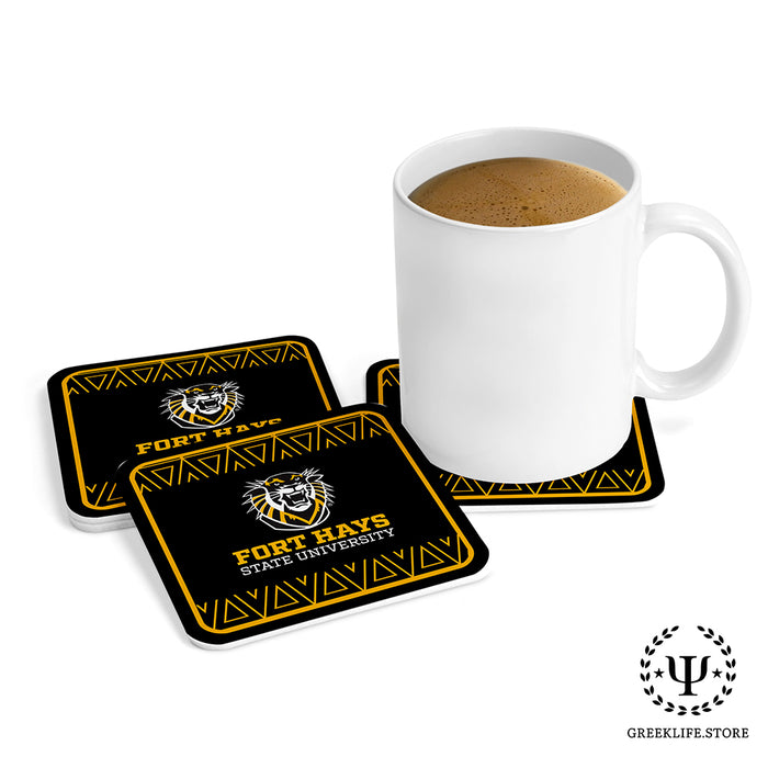 Fort Hays State University Beverage Coasters Square (Set of 4)