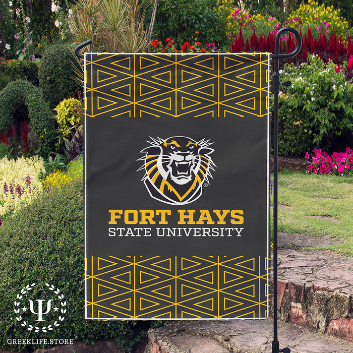 Fort Hays State University Garden Flags