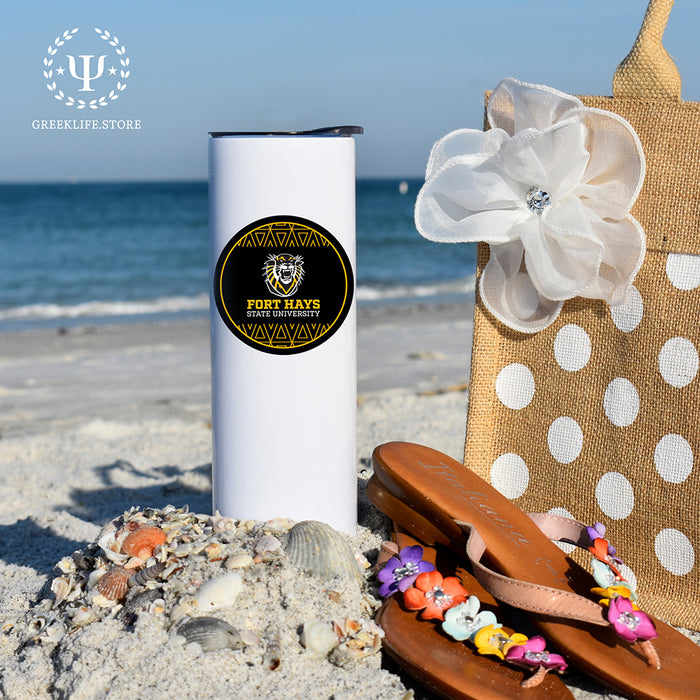 Fort Hays State University Stainless Steel Skinny Tumbler 20 OZ