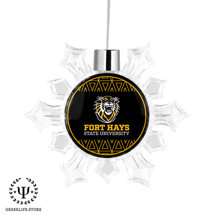 Fort Hays State University Christmas Ornament - Snowflake