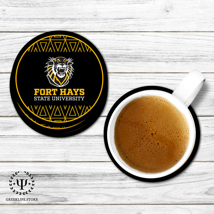 Fort Hays State University Beverage coaster round (Set of 4)