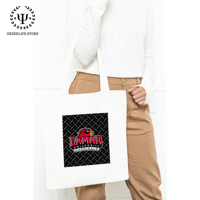 Lamar University Canvas Tote Bag