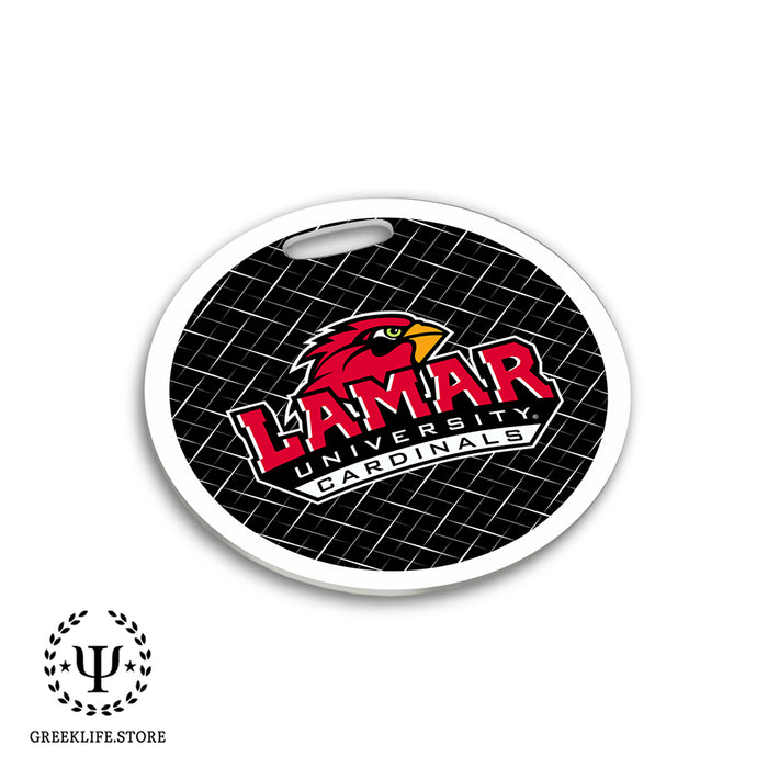 Lamar University Luggage Bag Tag (round)