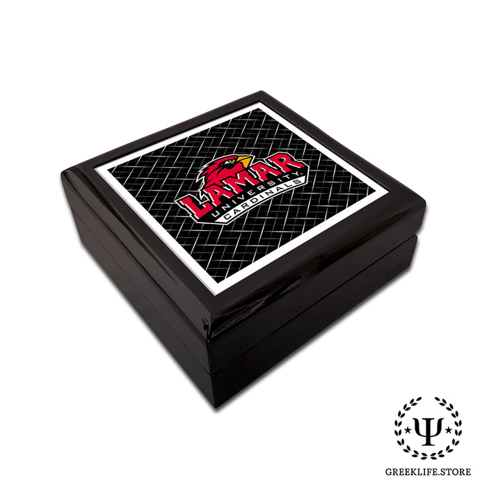 Lamar University Keepsake Box Wooden