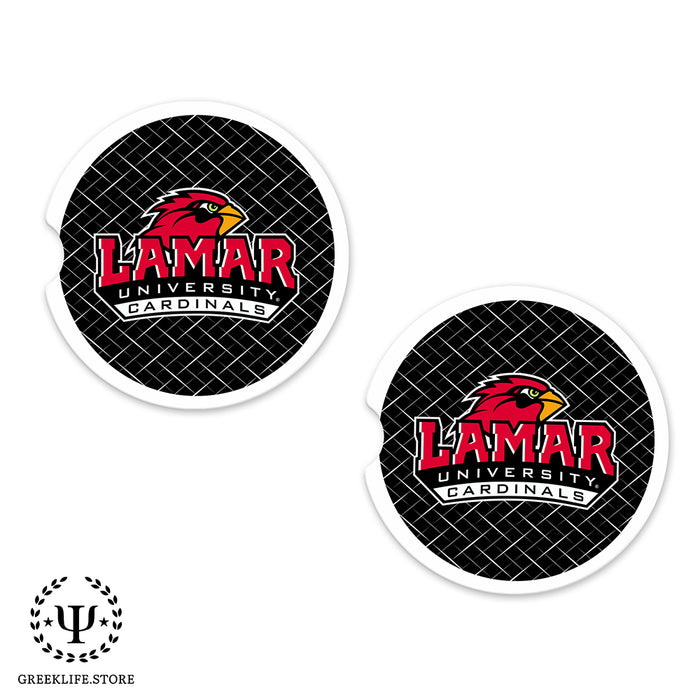 Lamar University Car Cup Holder Coaster (Set of 2)