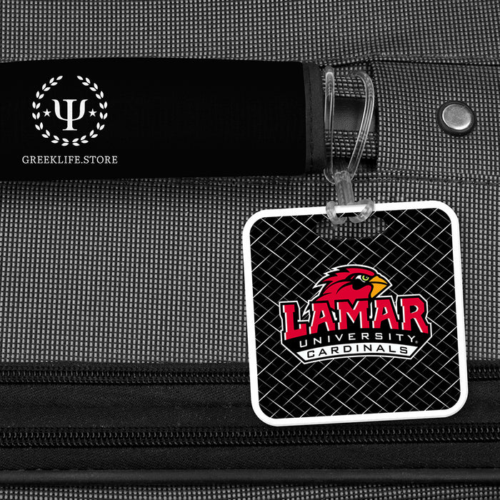 Lamar University Luggage Bag Tag (square)
