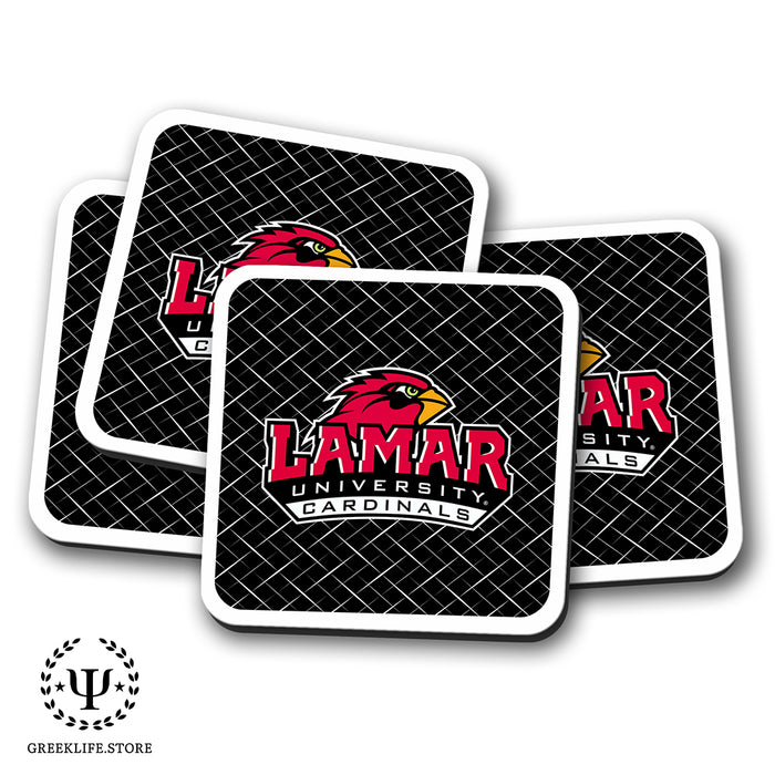 Lamar University Beverage Coasters Square (Set of 4)