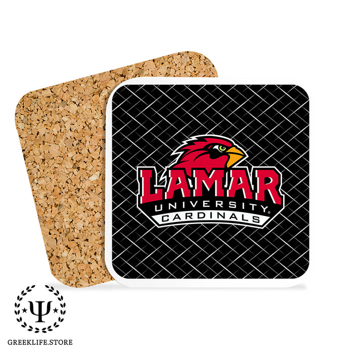 Lamar University Beverage Coasters Square (Set of 4)