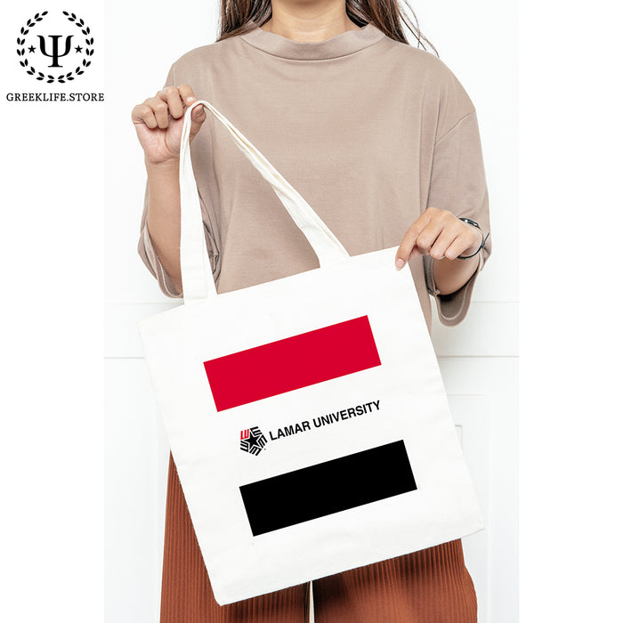 Lamar University Canvas Tote Bag