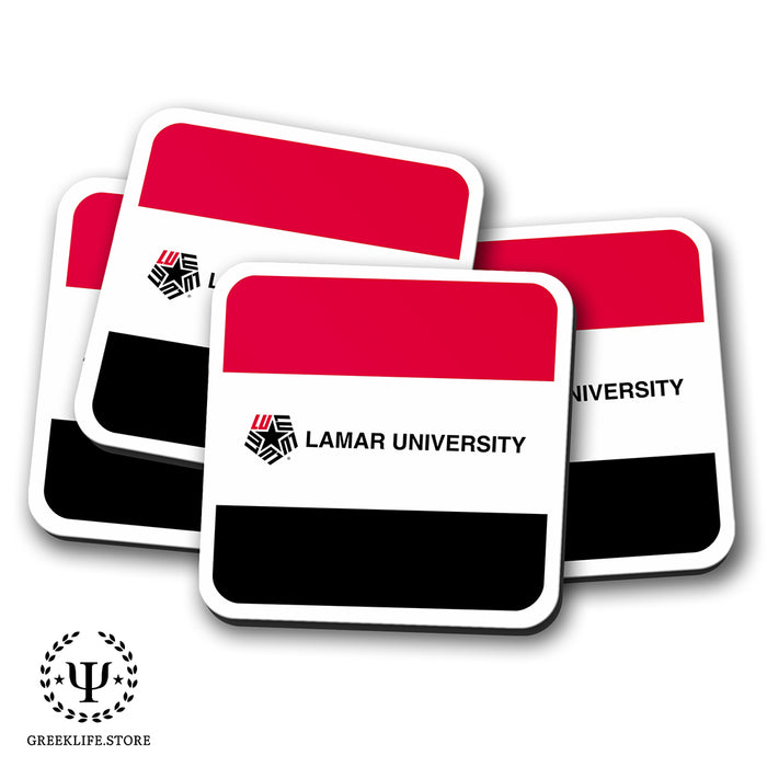 Lamar University Beverage Coasters Square (Set of 4)