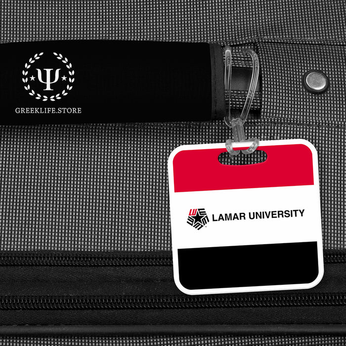 Lamar University Luggage Bag Tag (square)