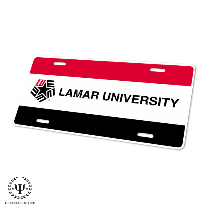Lamar University Decorative License Plate