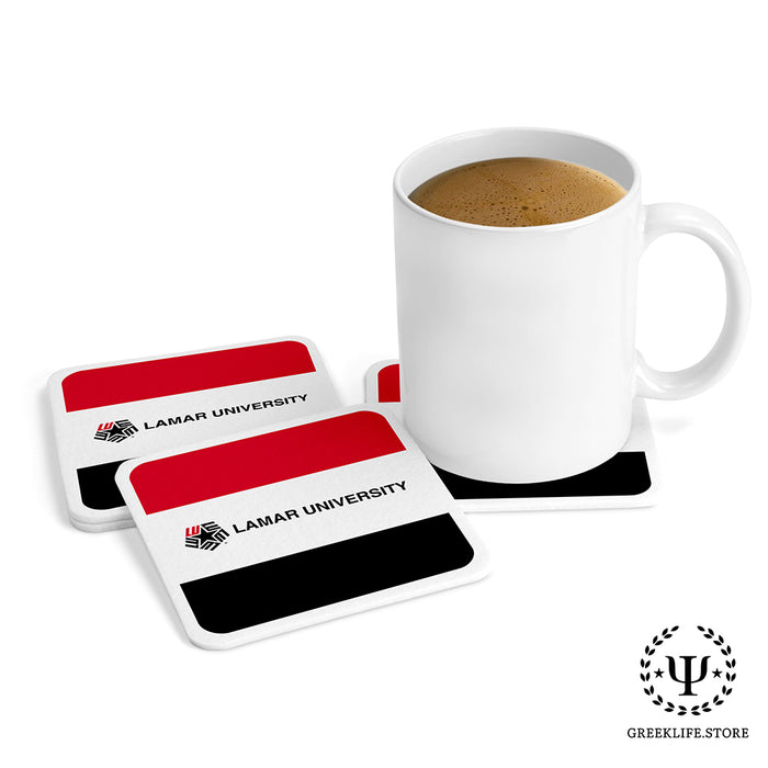 Lamar University Beverage Coasters Square (Set of 4)
