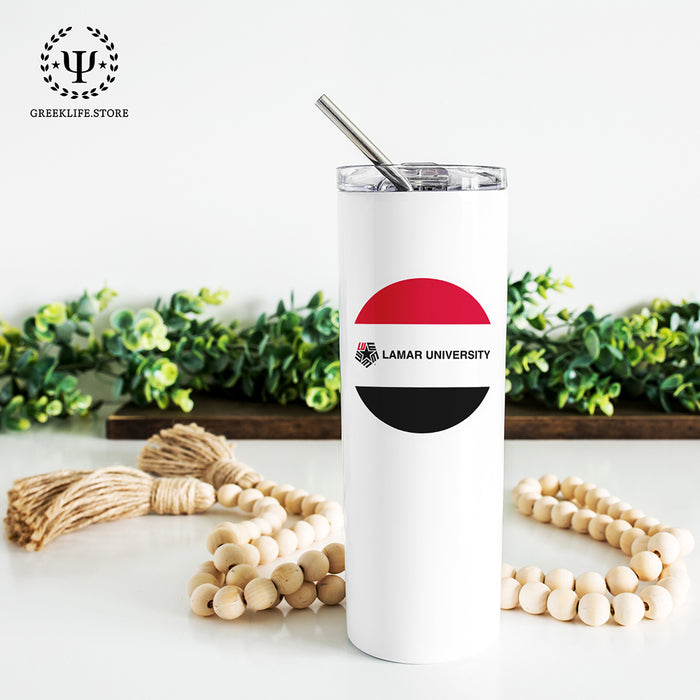 Lamar University Stainless Steel Skinny Tumbler 20 OZ