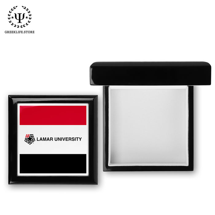 Lamar University Keepsake Box Wooden