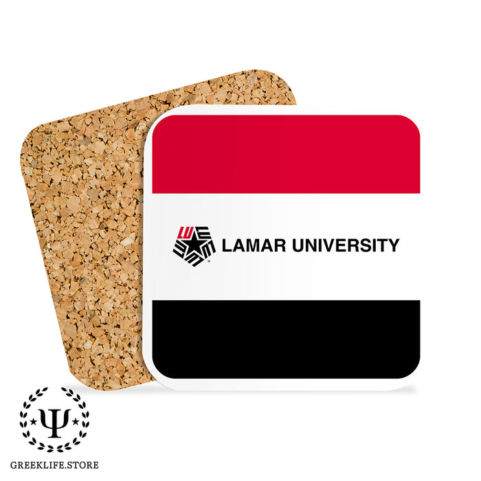 Lamar University Beverage Coasters Square (Set of 4)