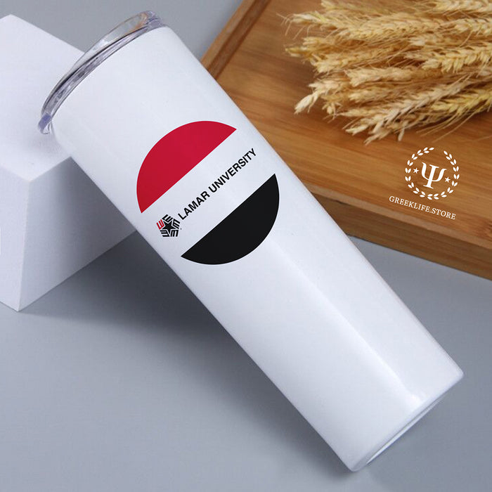 Lamar University Stainless Steel Skinny Tumbler 20 OZ