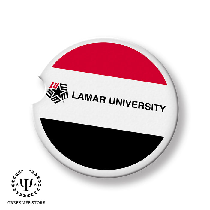 Lamar University Car Cup Holder Coaster (Set of 2)