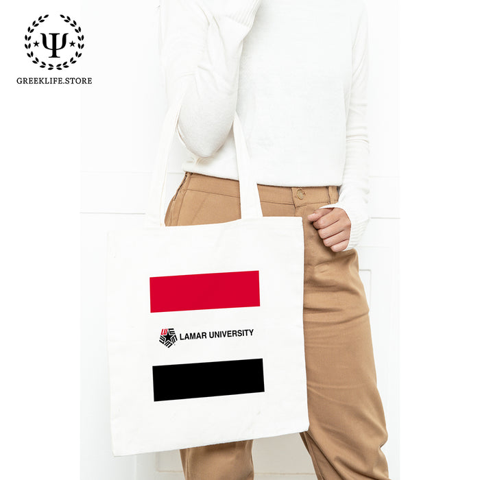 Lamar University Canvas Tote Bag