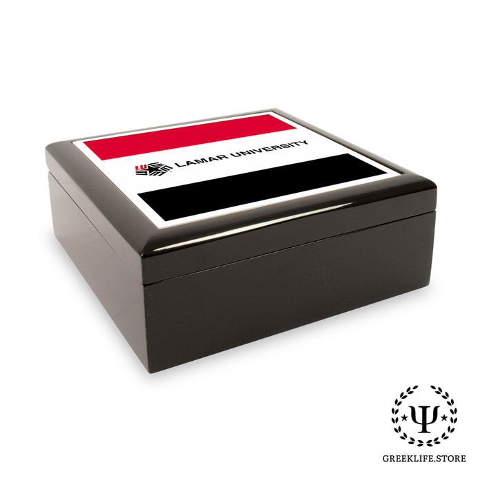 Lamar University Keepsake Box Wooden