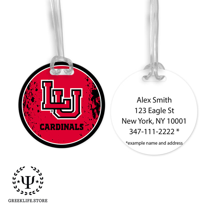 Lamar University Luggage Bag Tag (round)