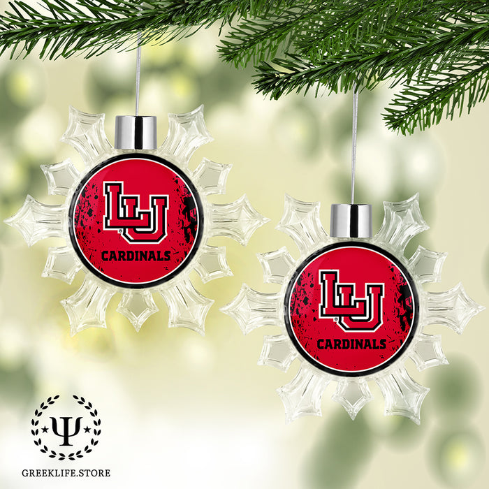 Lamar University Christmas Ornament - Snowflake