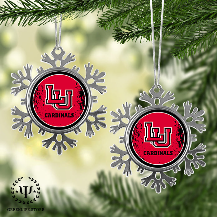 Lamar University Christmas Ornament - Snowflake Metal