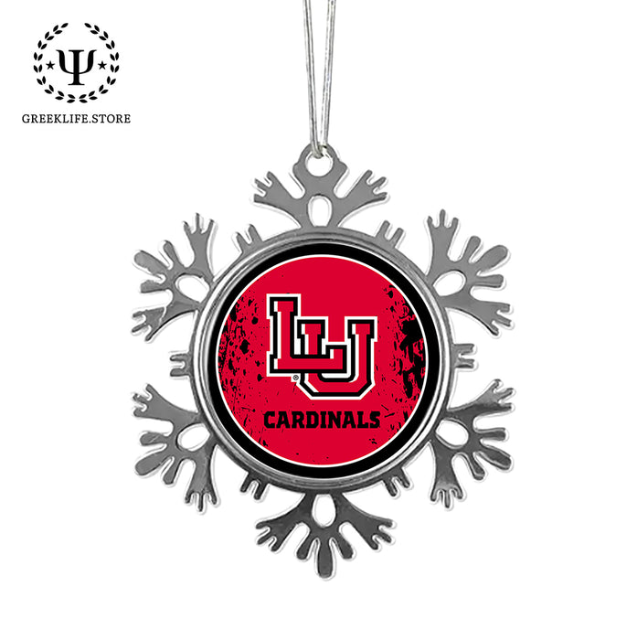 Lamar University Christmas Ornament - Snowflake Metal