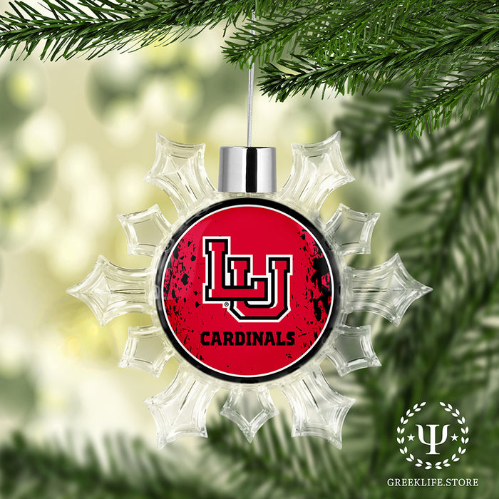 Lamar University Christmas Ornament - Snowflake