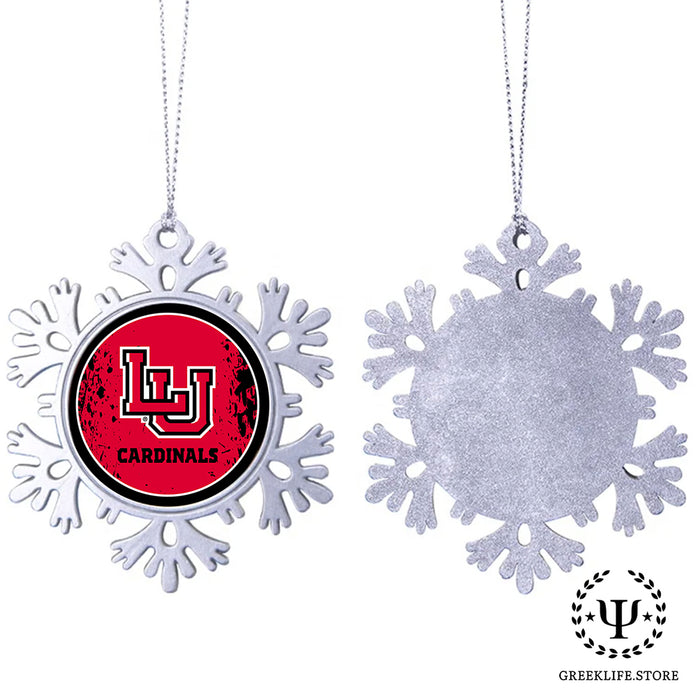Lamar University Christmas Ornament - Snowflake Metal