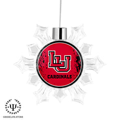 Lamar University Christmas Ornament - Snowflake Metal